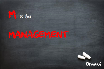 Blackboard - M is for Management